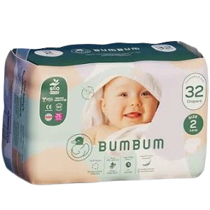 حفاضات للاطفال  2  بم بم  3-8 كجم